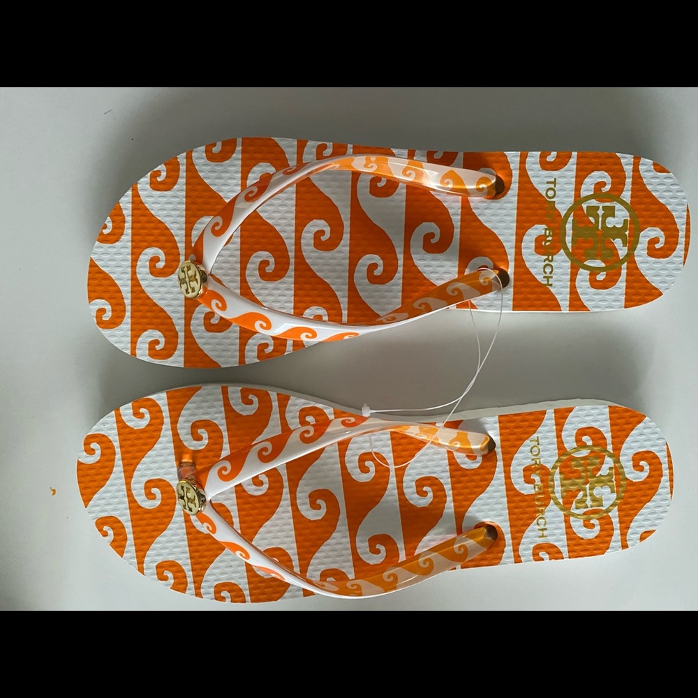 New Tory Burch Flip Flops